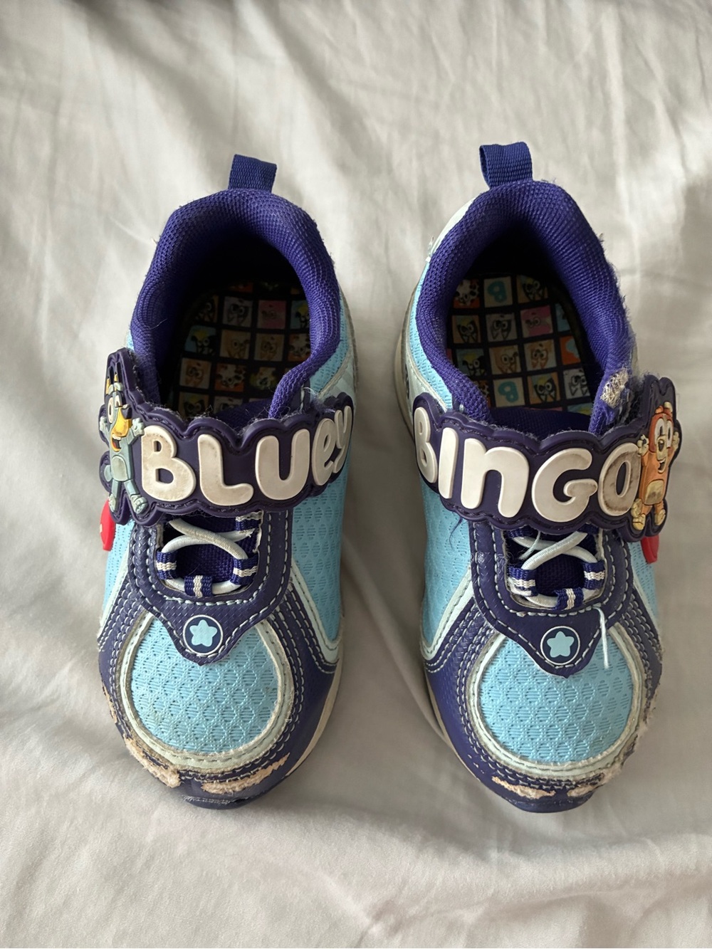 Blue Bingo Light-Up Kids Sneakers